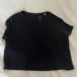 black crop top